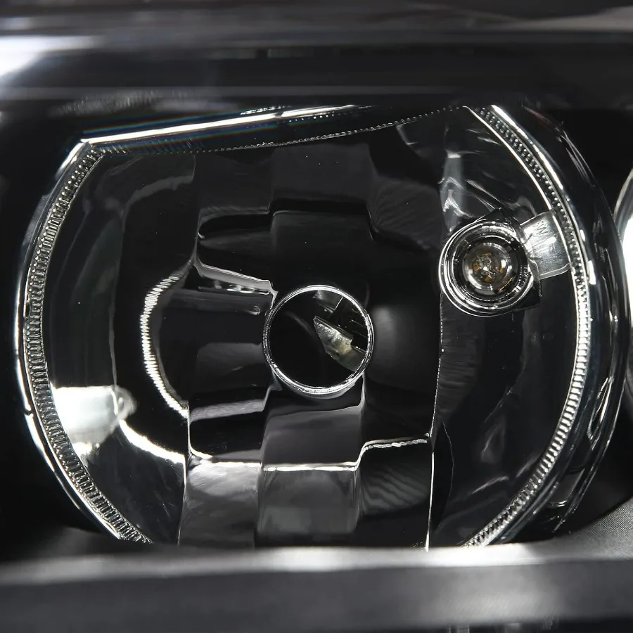 مجموعة المصابيح الأمامية متوافقة مع 11-18 فولكس فاجن جيتا MK6 مصباح الرأس نموذج الهالوجين استبدال الإسكان الأسود الزاوية العنبر #4