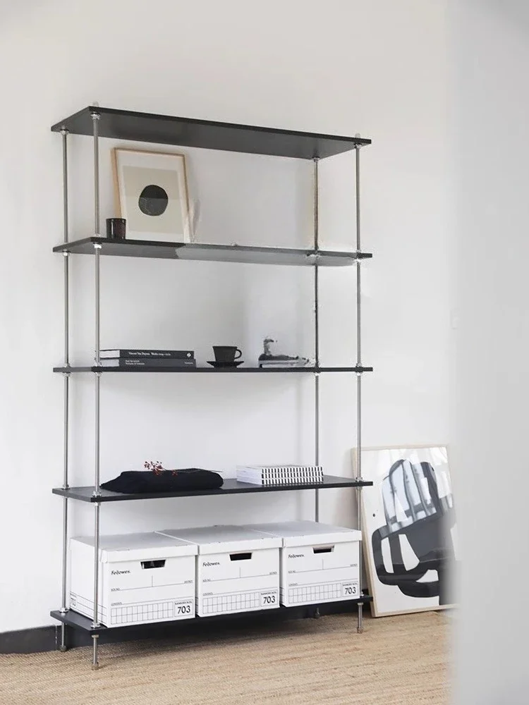 Kitchen crevice rack Floor-to-ceiling multi-layer shelf Multifunctional underground storage room Balcony utility rack