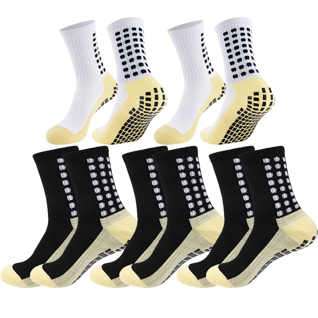 Men Women Athletic Non Slip Socks Shockproof Socks for Skateboard Football Rugby