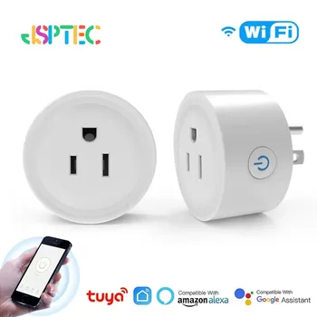 Tuya Smart Wifi Plug US Standard Wireless Outlet 10A Remote Control Smart Home Appliances…