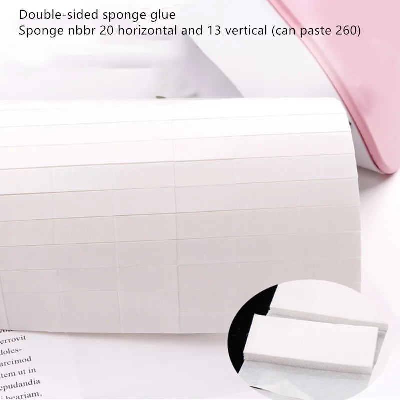 1pc Nail Sponge Glue Color Card Double-sided Adhesive Nails Tips Holder  False Nail Tips Display Fixing Clay Manicure Tool