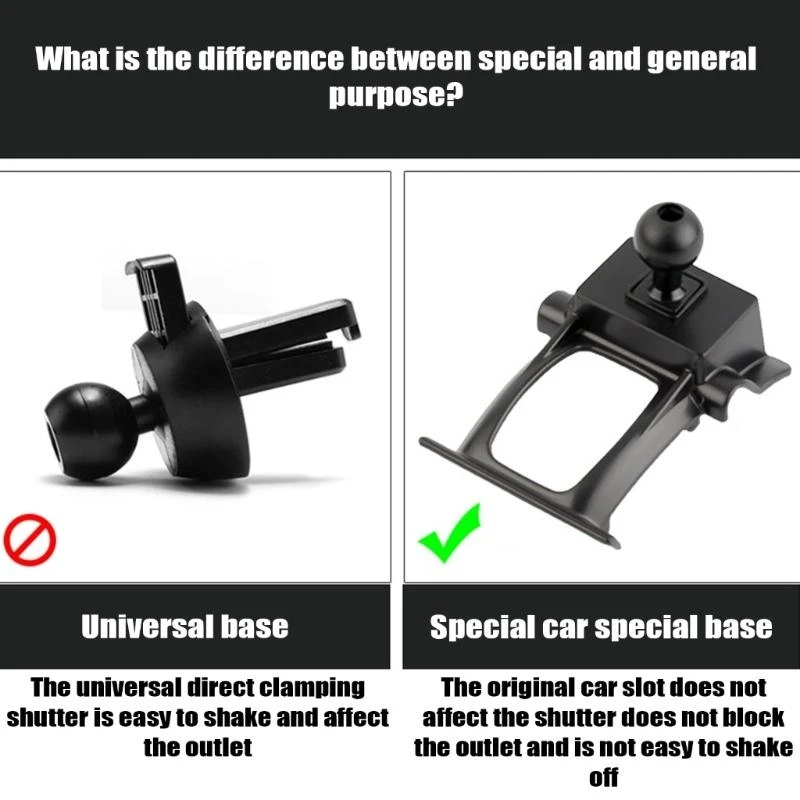 

A2BF Car Dashboard Phone Holder Stand For C11 T03 Commuters Ensures Stability Safety