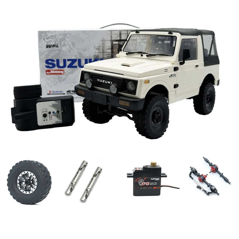 WPL C74-1 Jimny metal drive shaft tires private motor metal axle modification and upgrade accessories rc car accessories