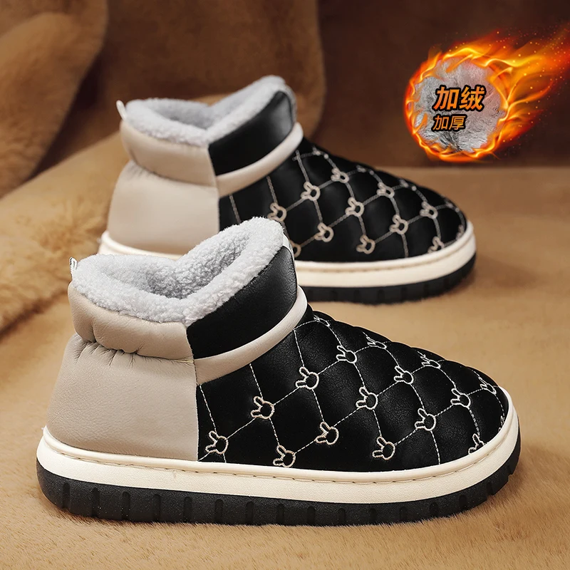 

Зимние ботинки, мужские осенне-зимние повседневные модные удобные плюшевые теплые непромокаемые нескользящие спортивные мужские ботинки для отдыха на открытом воздухе