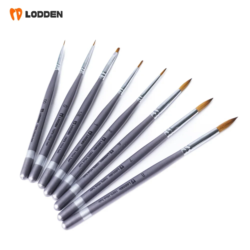 1 Pieces 100% Mink Hair Dental Porcelain Pen Resin Brush Pen Dental Shaping  Porcelain Teeth Dentist Tools Lab for Lodden