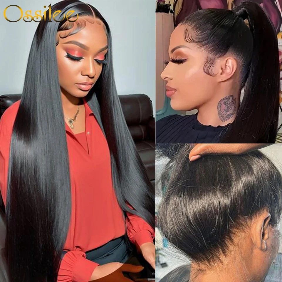 360 Lace Front Wigs Human Hair Straight Human Hair Wigs Full Lace Front Wigs Glueless Wigs Human Hair 13x6 HD Lace Frontal Wig