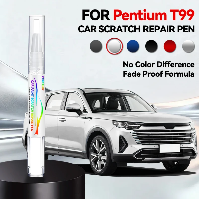 Bolígrafo de reparación de pintura para coche, accesorios para reparación de arañazos de pintura Pentium T99, gris Rime, negro azabache, blanco, verde, rojo, Pentium T99