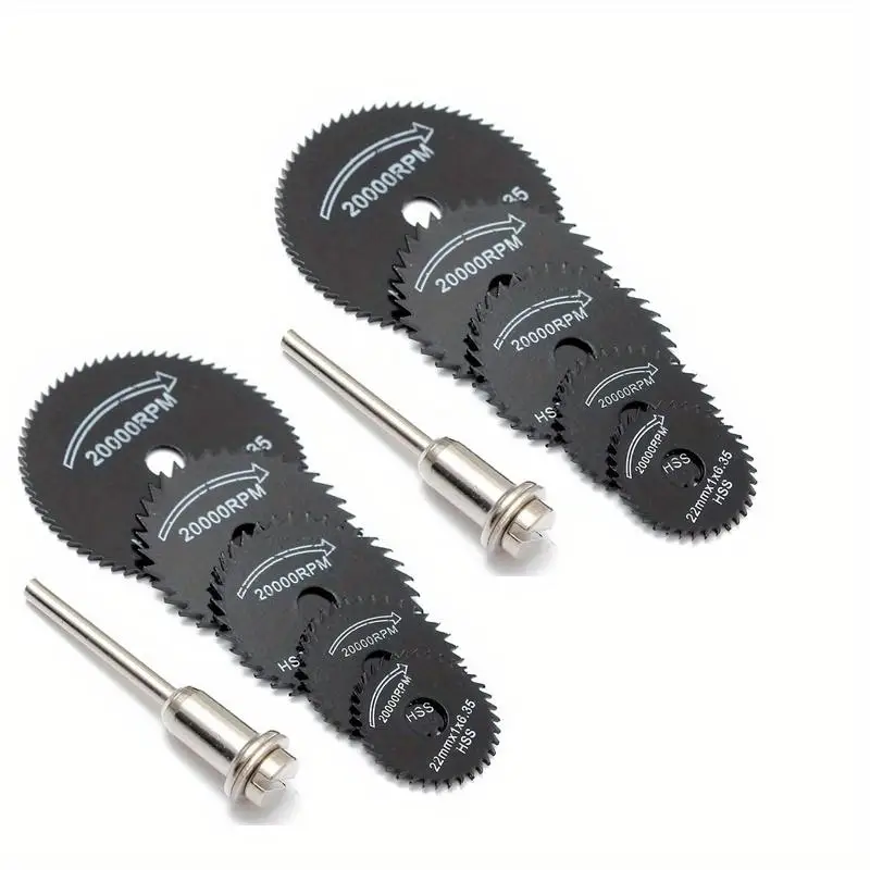 

1/2Sets Mini HSS Circular Saw Blade Rotary Tool for Dremel Metal Wood Cutting Disc 22-44mm
