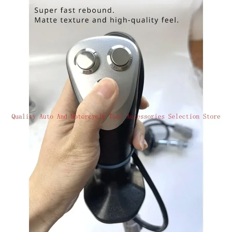 

Excavator Electromagnetic Suction Cup Wood Clamp Hydraulic Shear Grabber Three-button Electronic Control Joystick Handle Glue