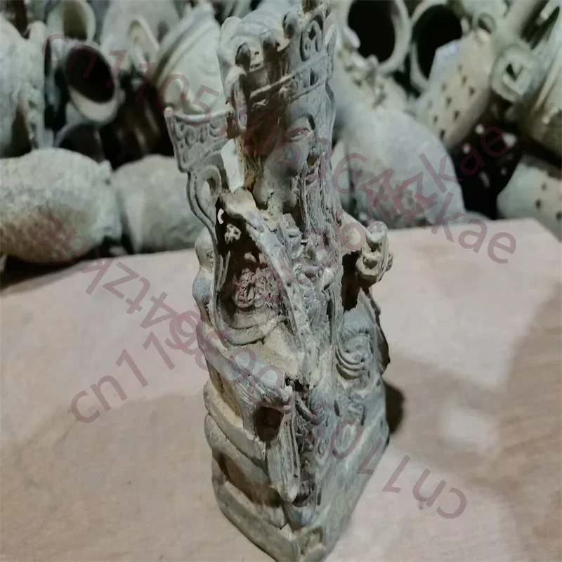China Old Bronze, Collections be unearthed From The Countryside the god of wealth Statue