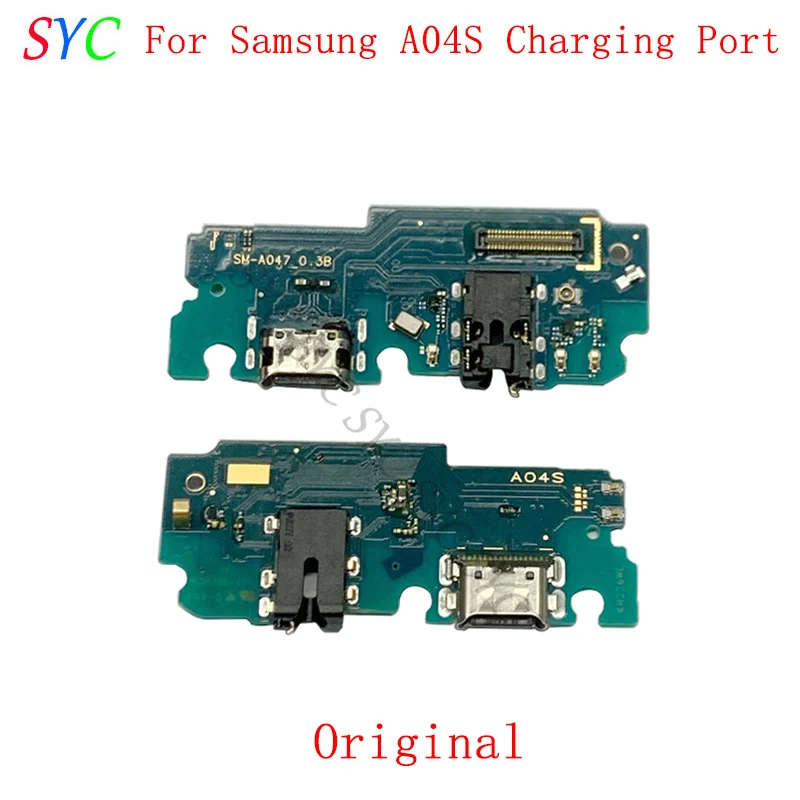 USB Charging Port Connector Board For Samsung A04S A047 Charging Connector Flex Cable Repair Parts