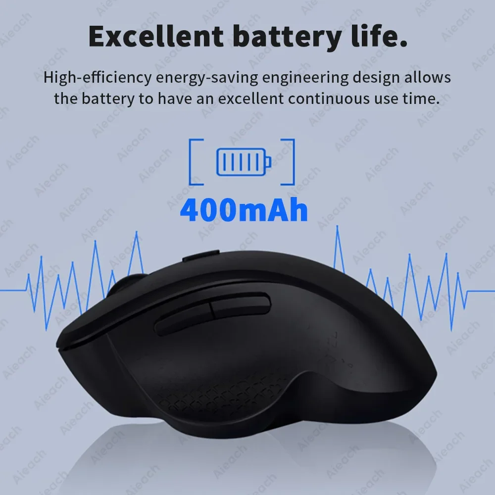 Xiaomi Dual Mode Wireless Computer Mice 1600 Dpi Rechargeable Ergonomic Bluetooth Mouse For Laptop Notebook Ipad Tablet Macbook