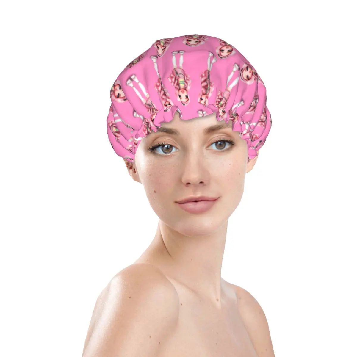 Rainbow High Bella Parker Shower Cap Women Waterproof Reusable Quick Drying Bath Hair Caps