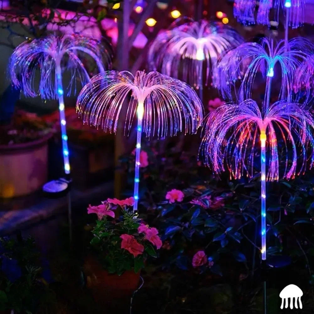 

2024 LED Jellyfish Solar Light Jellyfish Multi color Light Color Used for Decorative Atmosphere Lights in Courtyards Lawn Garden