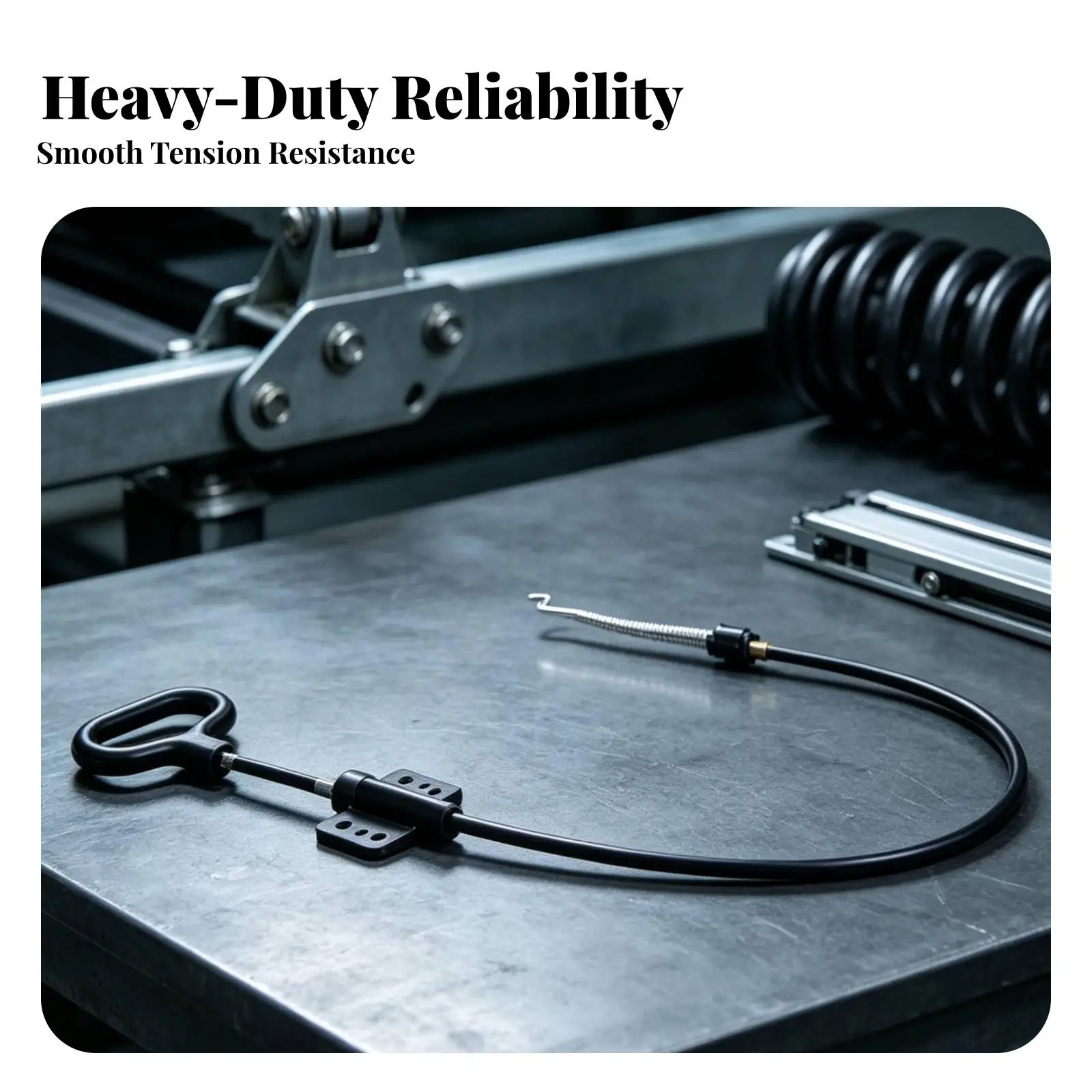 Sofa Recliner Lever Pull Cord Replacement Cable with Spring Handle for Reclining Chair Control Mechanism 98CM Metal