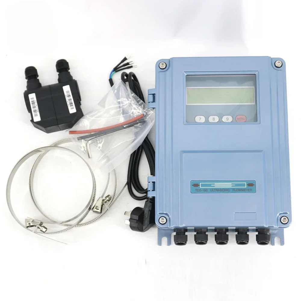 Fixed Ultrasonic Flow Meter TDS-100F with M2 Transducer DN50-700mm Wall-Mount Outside the Clip-on Flowmeter