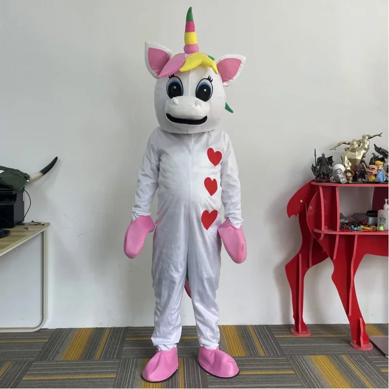 Cosdea Cosplay Unicorn BUTTERCUP Horse Mascot Costume Advertising ceremony birthday Fancy Dress Party Animal carnival perform pr