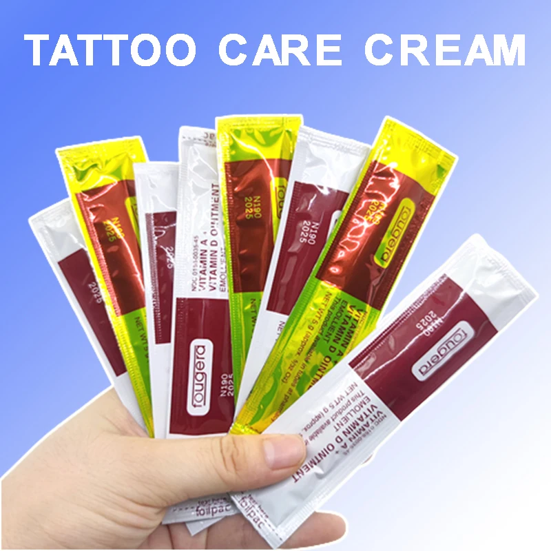 Crema para el cuidado posterior del tatuaje, reparador de maquillaje permanente, vitamina AD, agente de Gel para el cuidado de cejas y labios, accesorios para tatuajes