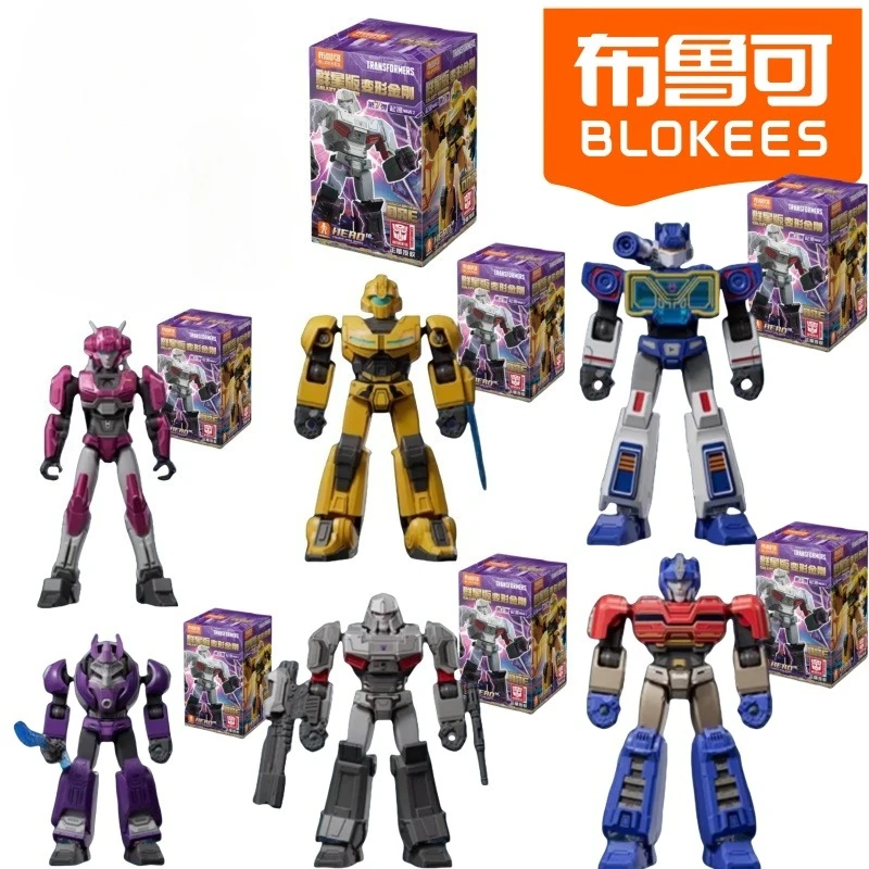 

BLOKEES Transformers Gen 7-звездочные строительные блоки, игрушка ручной работы в слепой коробке