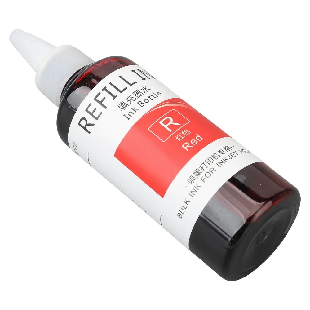 Red/Violet Stamp Refill Ink 100ml Quick Drying Date Stamp Ink Long-Lasting High Adhesion Refill Ink for Self Inking Stamp