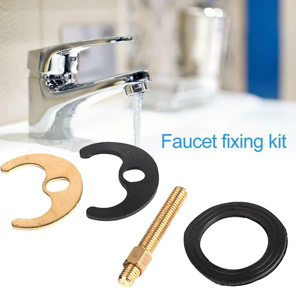 Monobloco Tap Fixação Pin Set, Kit Bacia Mount, Bracket Bolt, Reparação Sink, Torneiras de cozinha, 4pcs