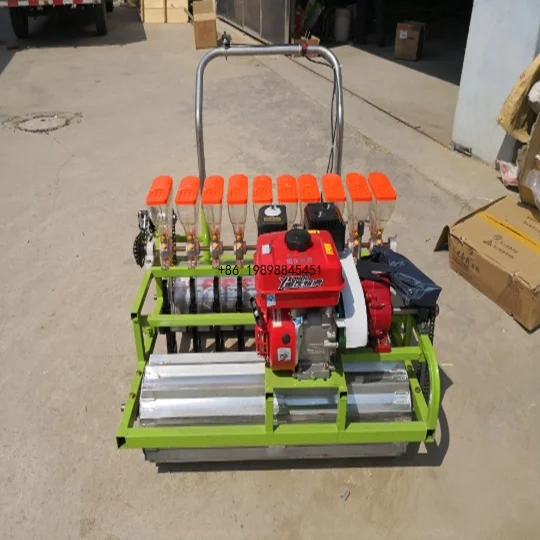 Auto Manuale Hand Push Agricultural Grass Onion Precision Rice Jang Garlic Seeders & Transplanters