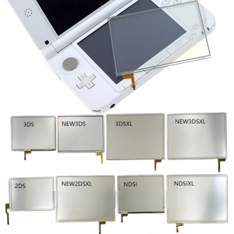 Nuevo Panel de pantalla táctil para consola NDS/DSI/NEW3DS, digitalizador de pantalla táctil de cristal para NDS Lite/2DS/NEW 2DSXL/NDSIXL New3DSXL