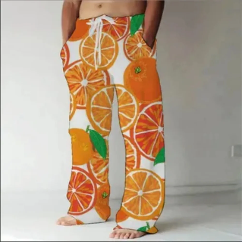 2025 calças casuais masculinas de verão, estampa de crânio escuro 3D na moda e legal diariamente ao ar livre versátil calças de perna reta