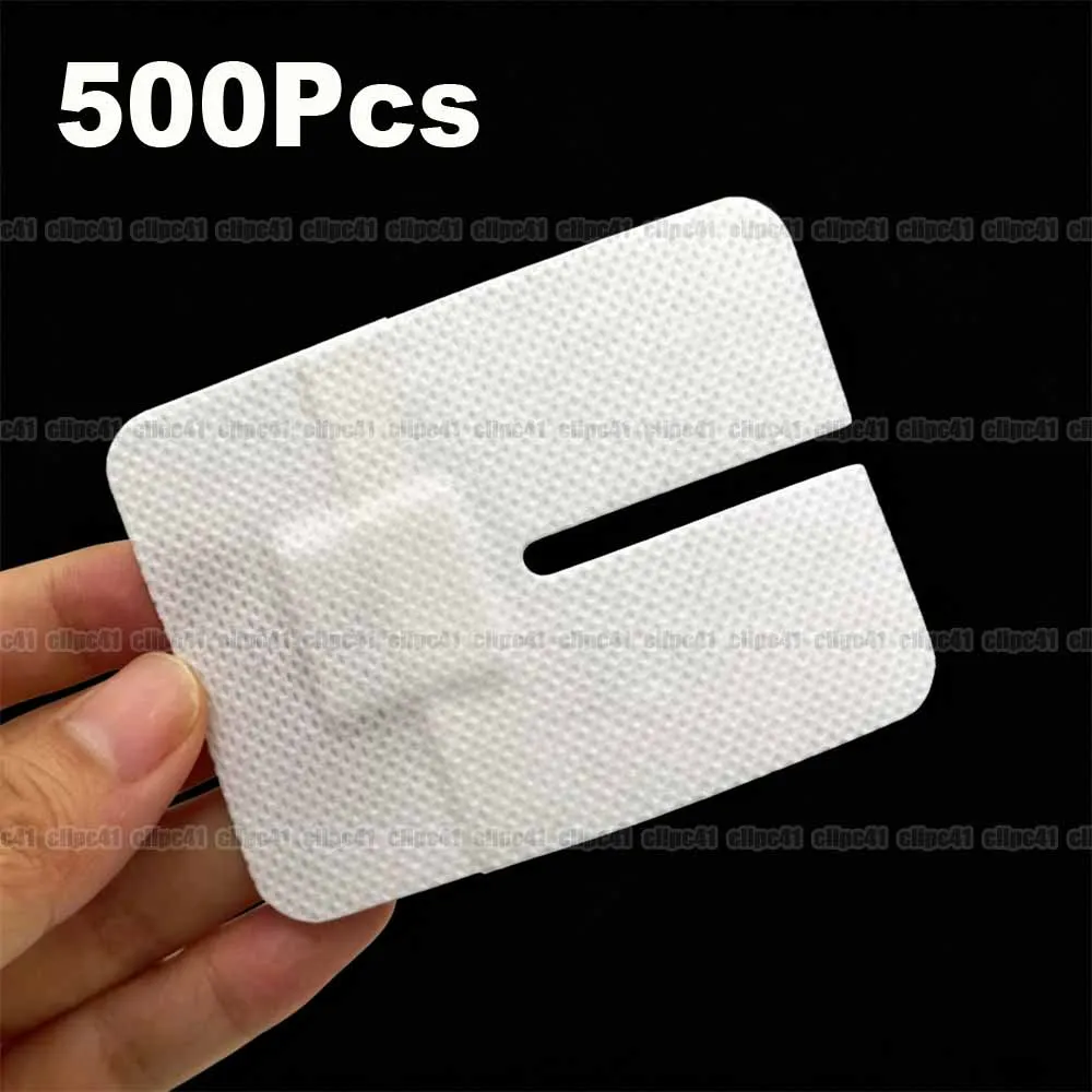 500Pcs 6*8cm IV Cannula Fixed Dressing Non Woven Film / U Type Self Adhesive Wound Dressing Sterile