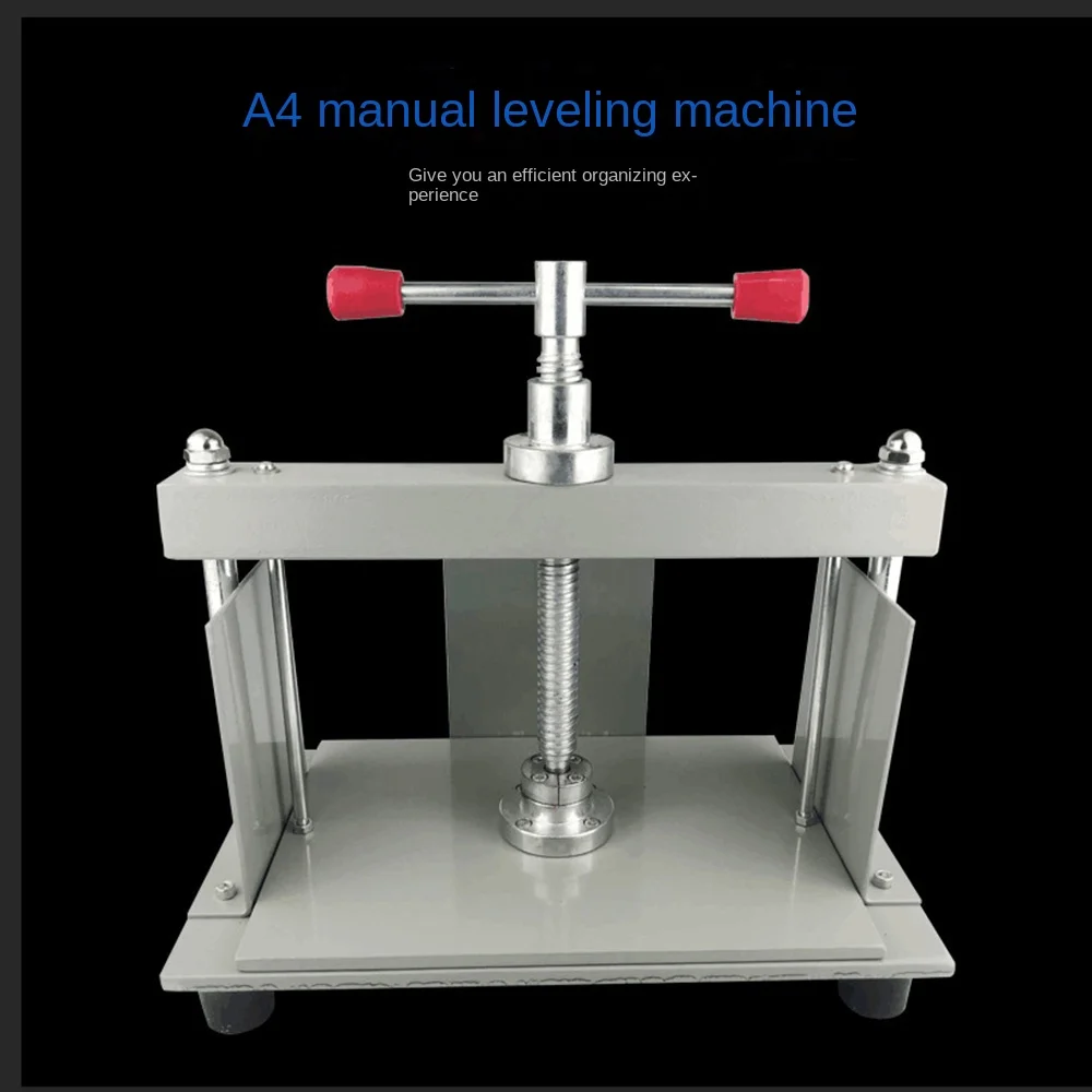 A3 Manual Flat Paper Press Machine For Photo Books, Invoices, Checks, Booklets, Nipping Machine