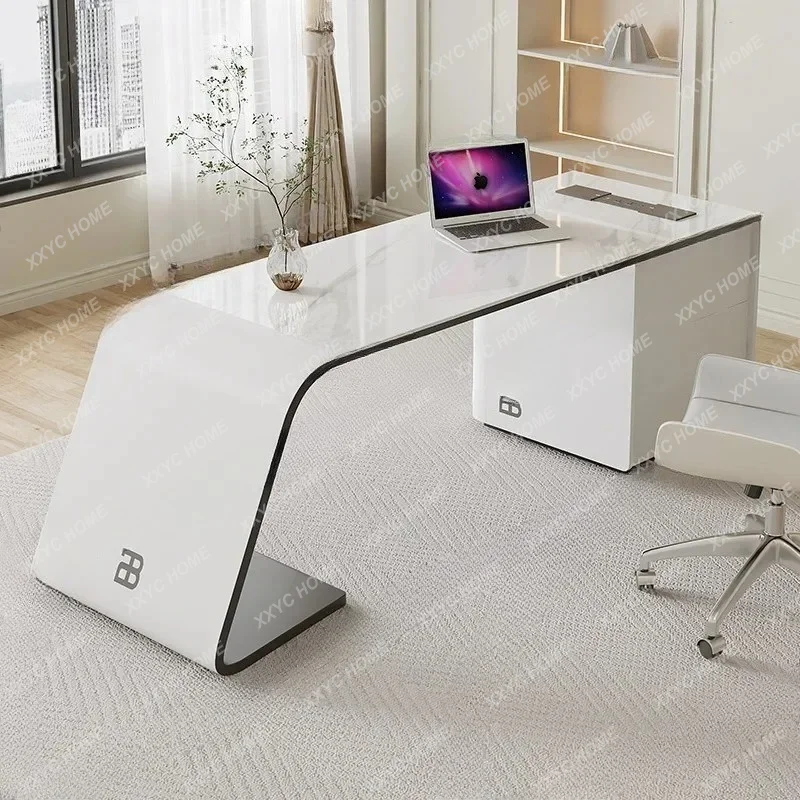 L Support Executive Desk Storage Strong Luxury Modern Office Desks White Cheap Large Office Furniture