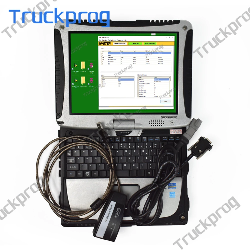 

Thoughbook CF19 Laptop for Yale Hyster Forklift Truck Diagnostic Scanner PC Service Tool Ifak CAN USB Interface