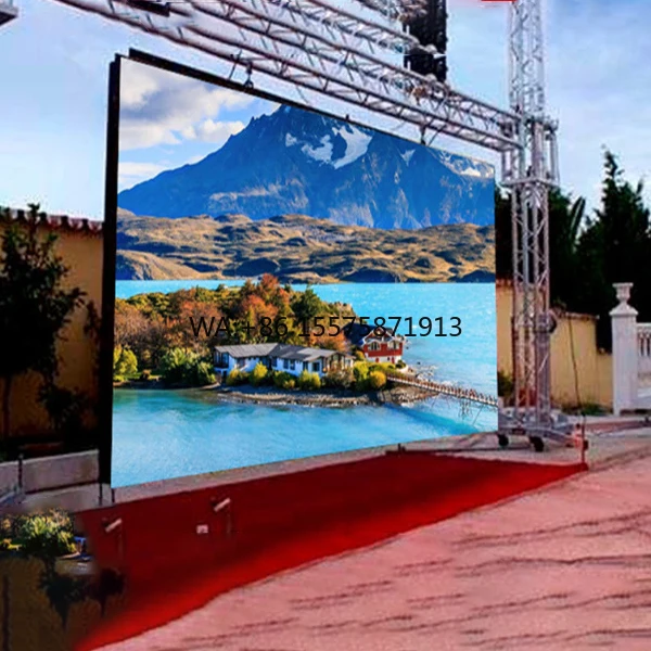 Outdoor Indoor IP65 Waterproof Led Video Wall Hd P3.91 Rental Events Stage Background Modular Turnkey Display Screen