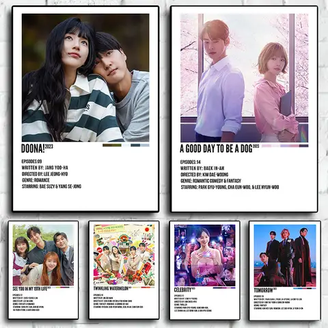 Minimalist 2023 Hot Korean Drama Twinkling Watermelon Doona Poster and Prints Canvas Painting Wall Art Pictures Home Dorm Decor