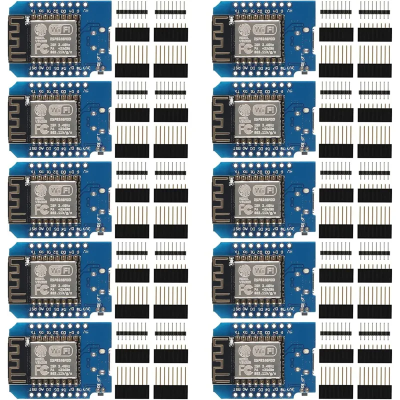 لوحة تطوير ESP8266 -12 D1 ، مايكرو USB ، V ، مبنية على دبوس ، وحدة صغيرة WeMos D1 ، 5 ، 10