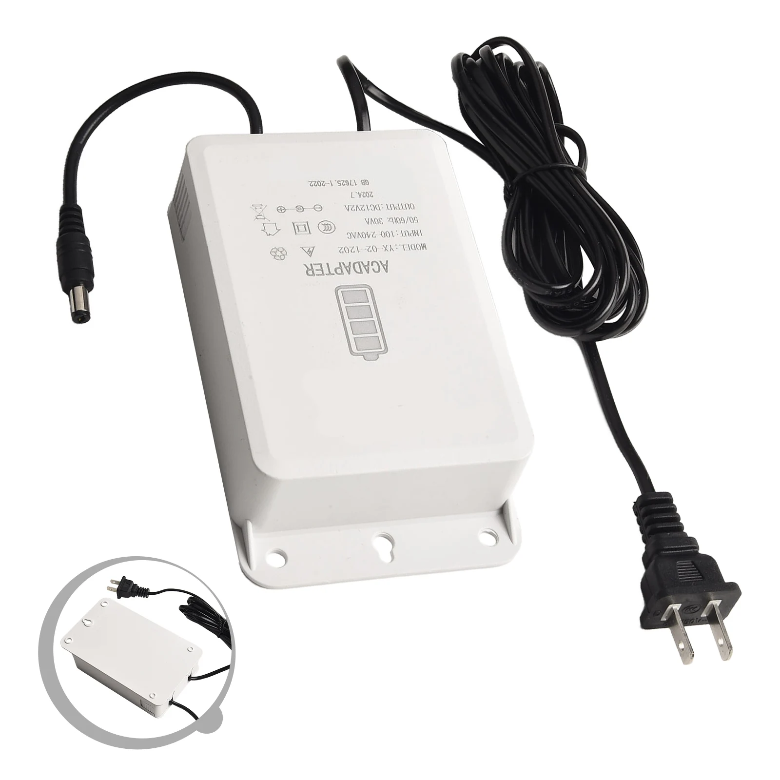 

12V 2A Uninterruptible UPS Power Supply For Security Cameras With Battery Backup Waterproof Outdoor Monitoring Adapter