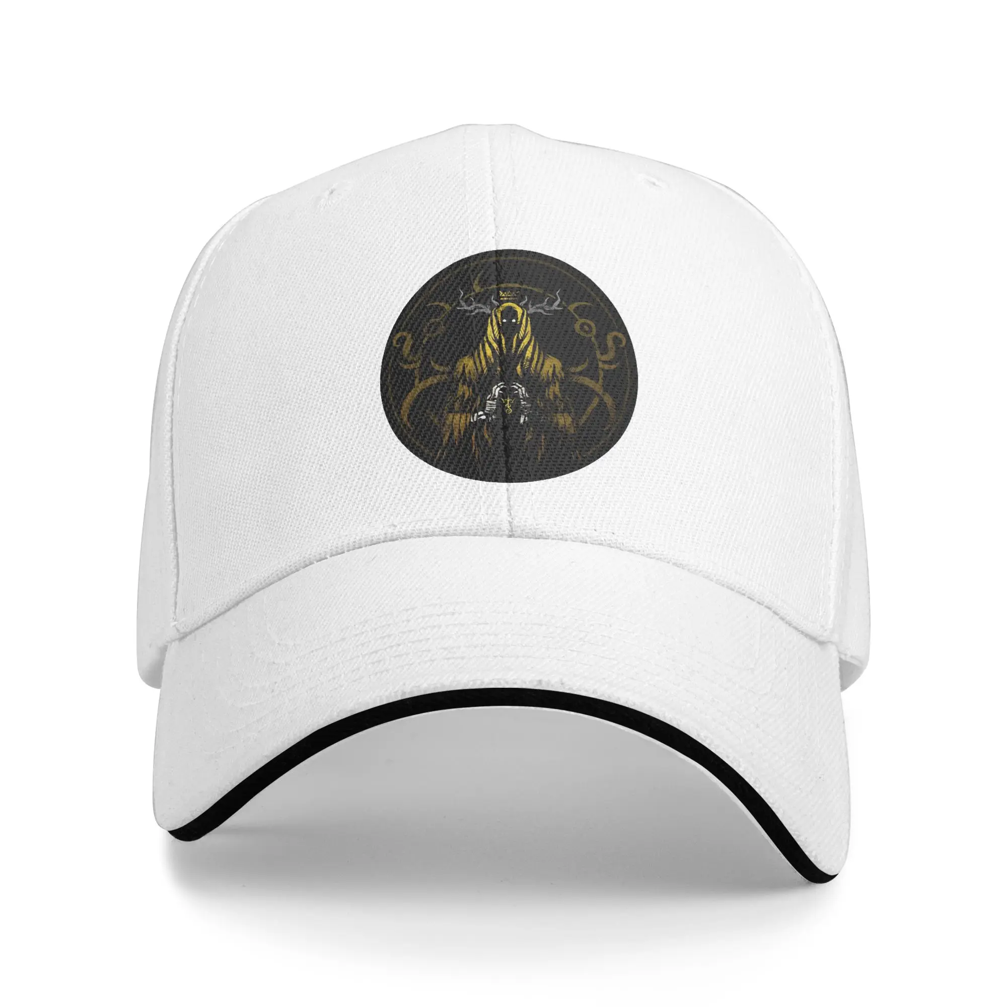 King in Yellow  Casual Baseball Cap Summer  Trucker Hat Sun Running Hippie Hip Hop Hats Couple Women Fashion Baseball Caps
