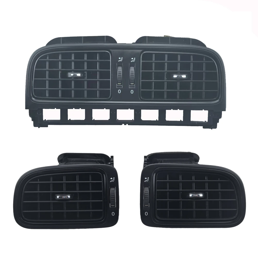 

Y black Front Dash Air Conditioner AC Vent Outlet for VW Polo 5 6R 2GEN 6C Hatchback GTI GTS 2011- 2017 6R0819703 6R0819704