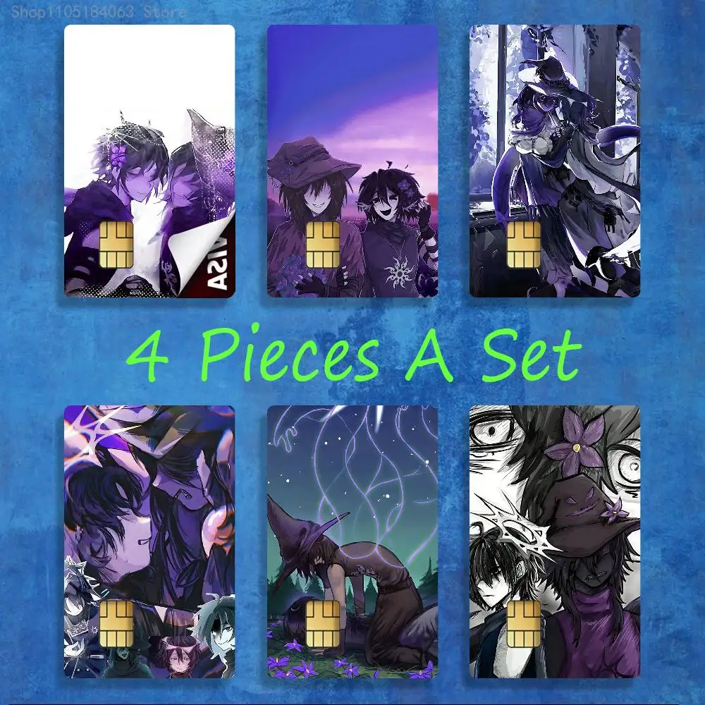 

Azure x Two Time Fanart Stickers Credit Visa Debit Bank Charge Card Bus Metro Waterproof Sticker Decal Decoration