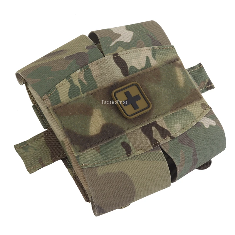 야외 사냥 의료 가방 MOLLE 전술 CS 에어소프트 응급 처치 키트, 휴대용 파우치, 비상 캠핑 생존 도구, EDC 파우치