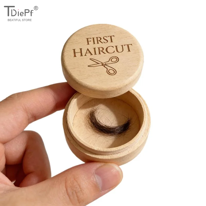 1Pcs Durable Collecting Teeth High Quality Baby Tooth Box Save Gifts Natural Solid Beech Wood Milk Teeth Organizer With Lid