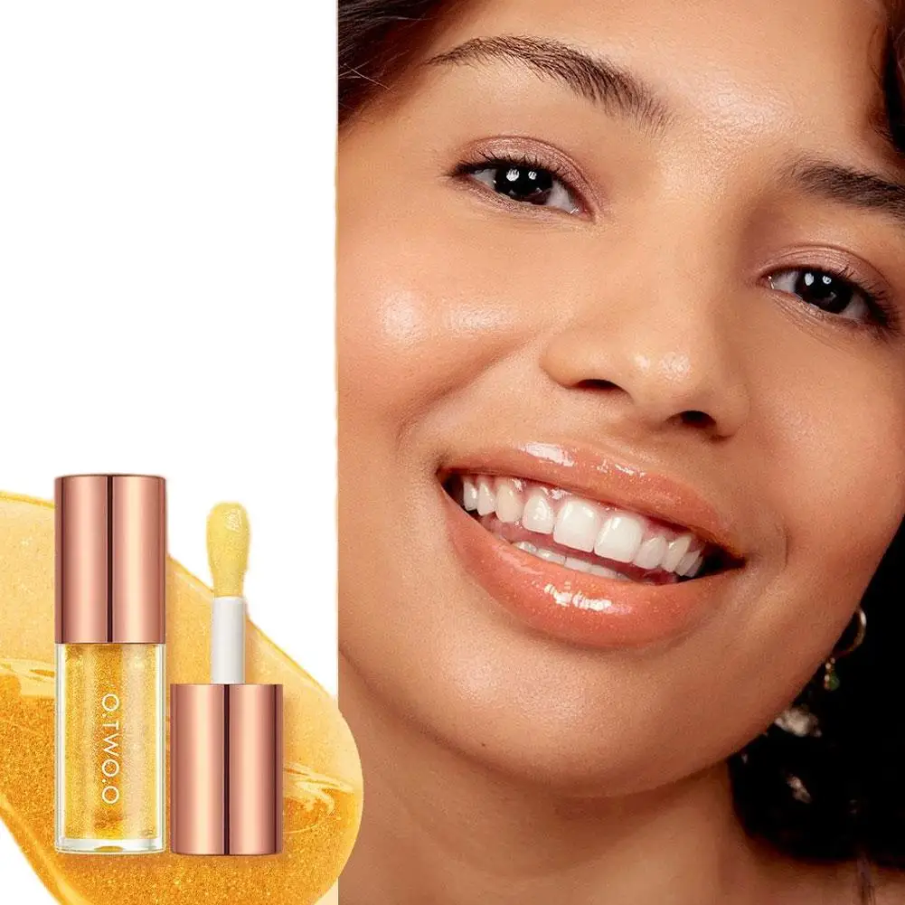 O.TWO.O Lip Oil Lip Plumper Highly Moisturizing lightweight Nonsticky Sexy Water Glossy Glitter Primer Tint Lip Balm Care Makeup