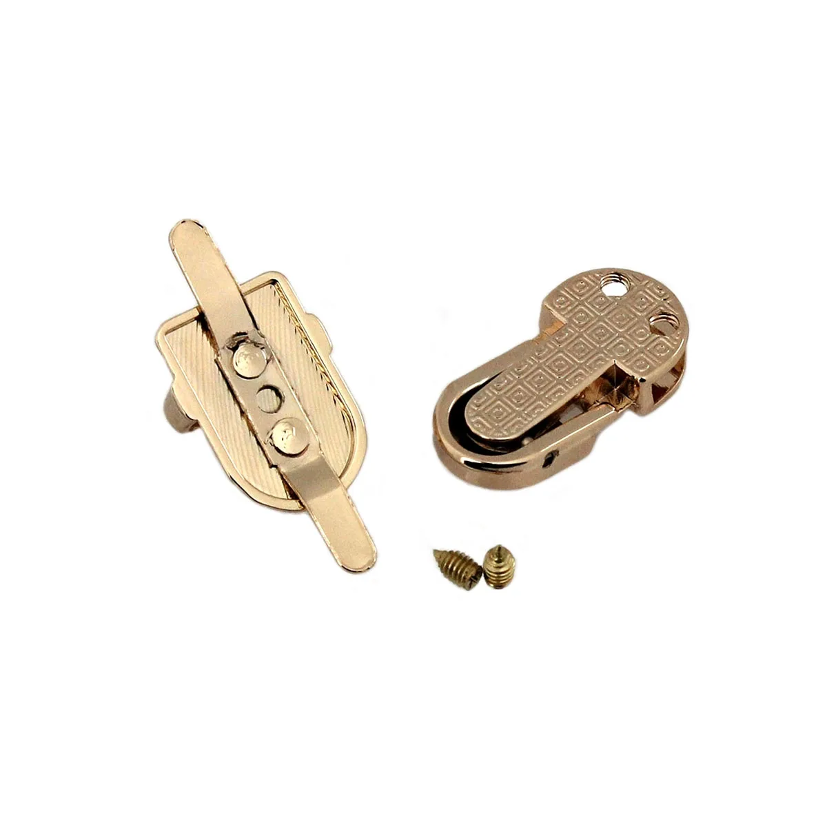 1pcs Metal Mini Tongue Lock Fashion Cute Push Lock For DIY Handbag Bag Purse Luggage Hardware Closure Bag Parts Accessories