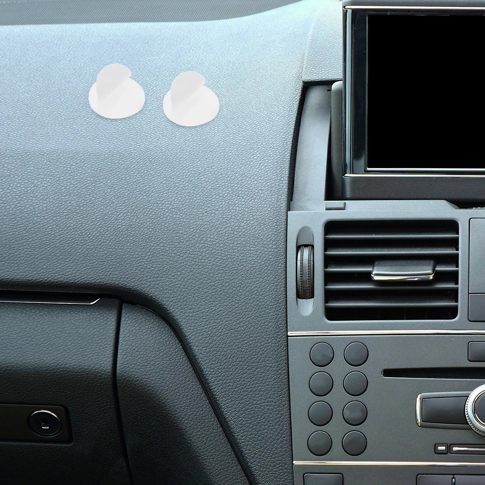 

30 шт. круглых двусторонних клейких подушечек для ароматизаторов в воздуховод, с высокой клейкостью, без следов, для крепления видеорегистратора, телефона, на приборную панель автомобиля