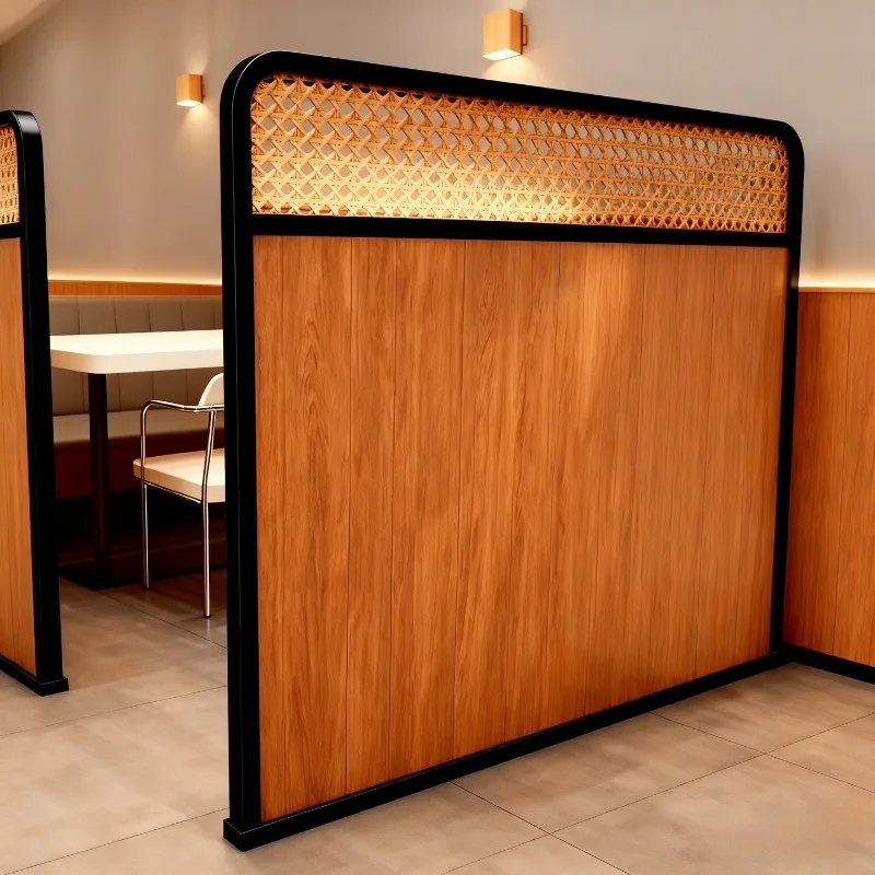 Restaurant Booth Partition, Aisle, Screen Glass, Restaurant, Barbecue Shop, Private Room Half Wall