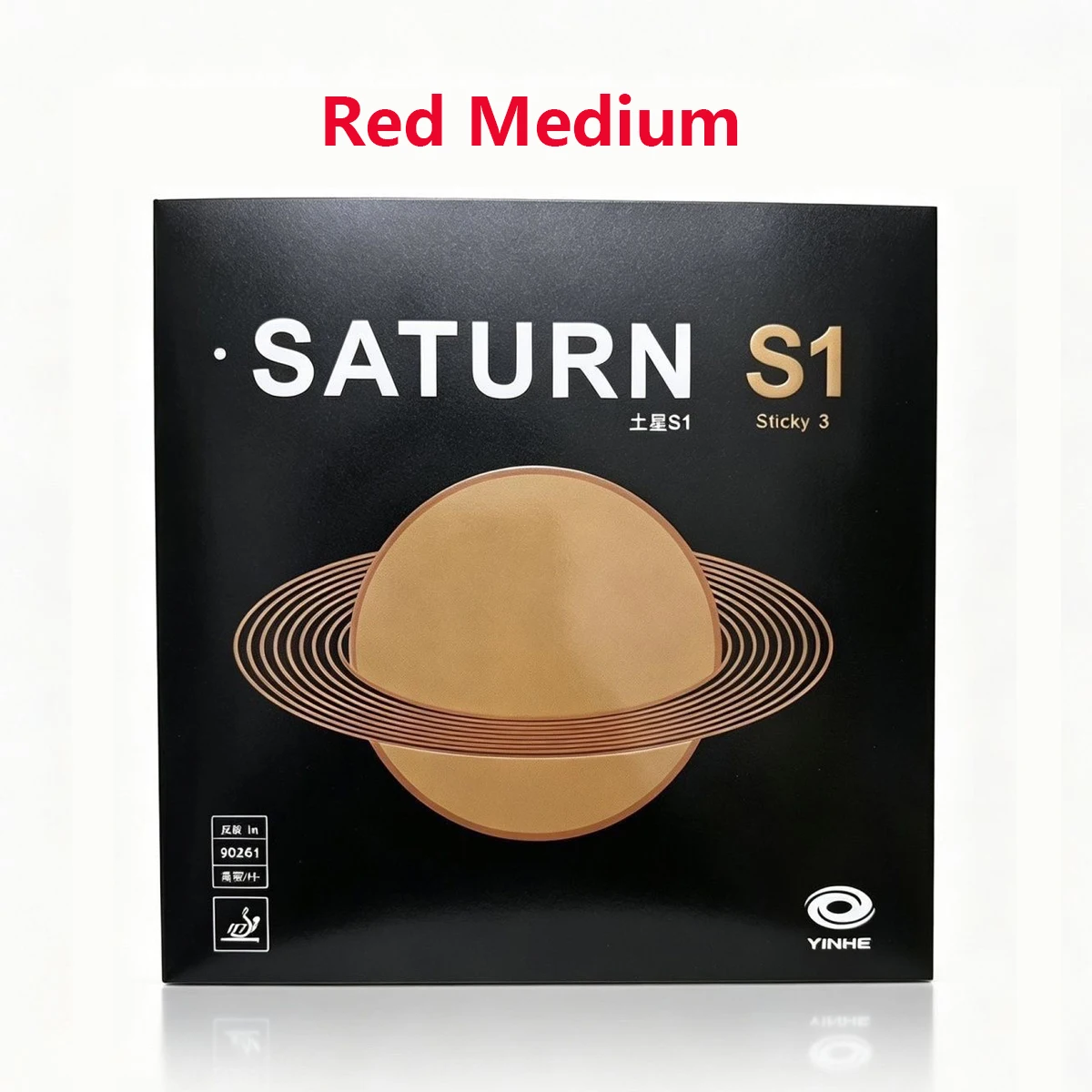 Originele YINHE SATURN S1 tafeltennisrubber met energie- en hoge-dichtheid spons, met noppen voor een goede grip.