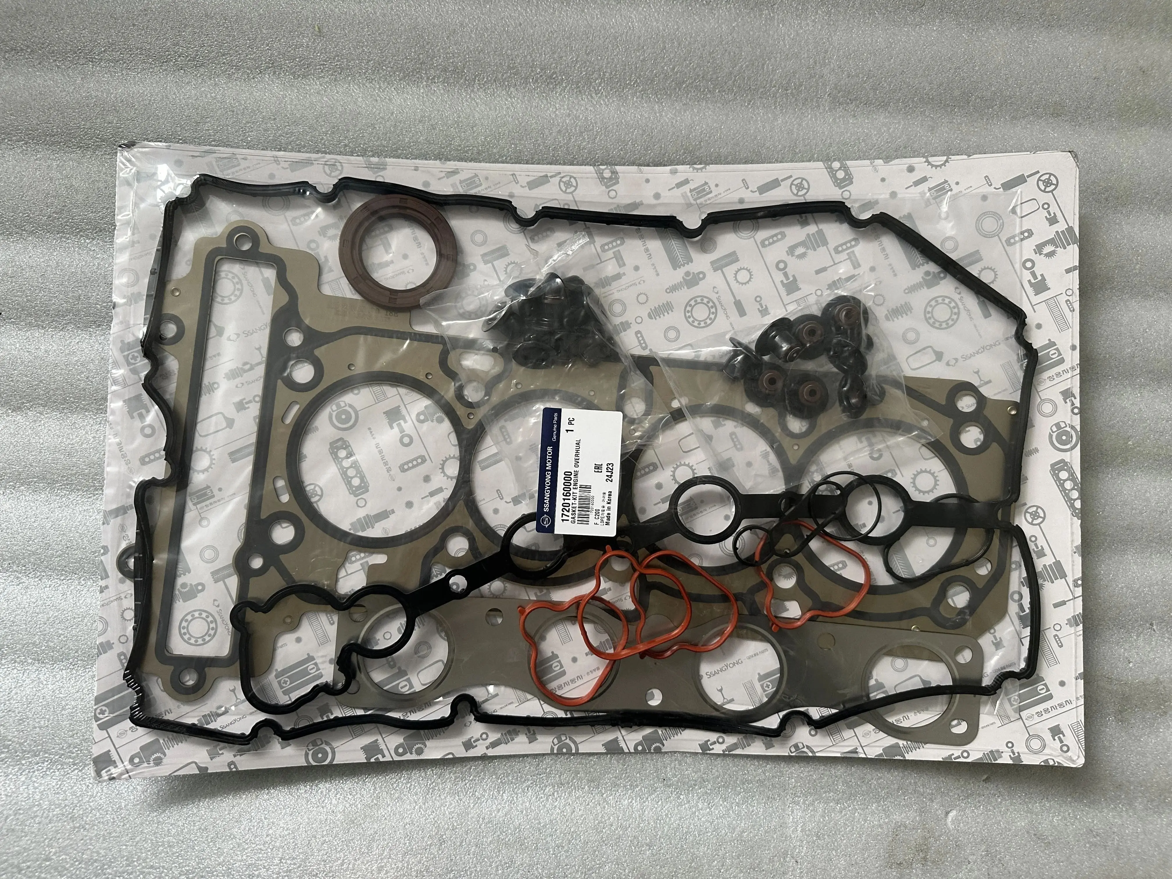 

Engine Overhual Gasket Kit 1720160000 For Ssangyong Korando C 2.0 Gasket