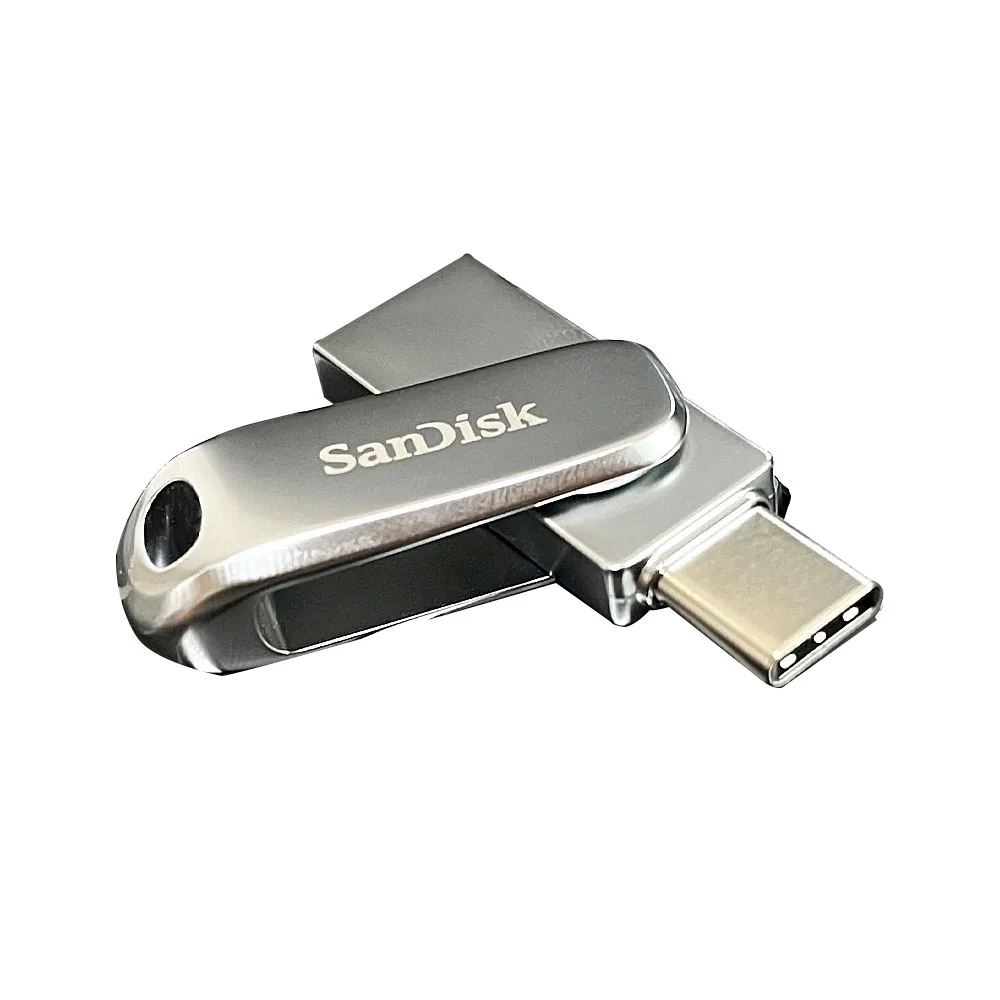 100% Original SanDisk USB 3.2 Flash Drive 32G 64GB 128GB 256GB 512GB Type-C OTG Memory Stick Metal U Disk SDDDC4 TYPE-C Pendrive