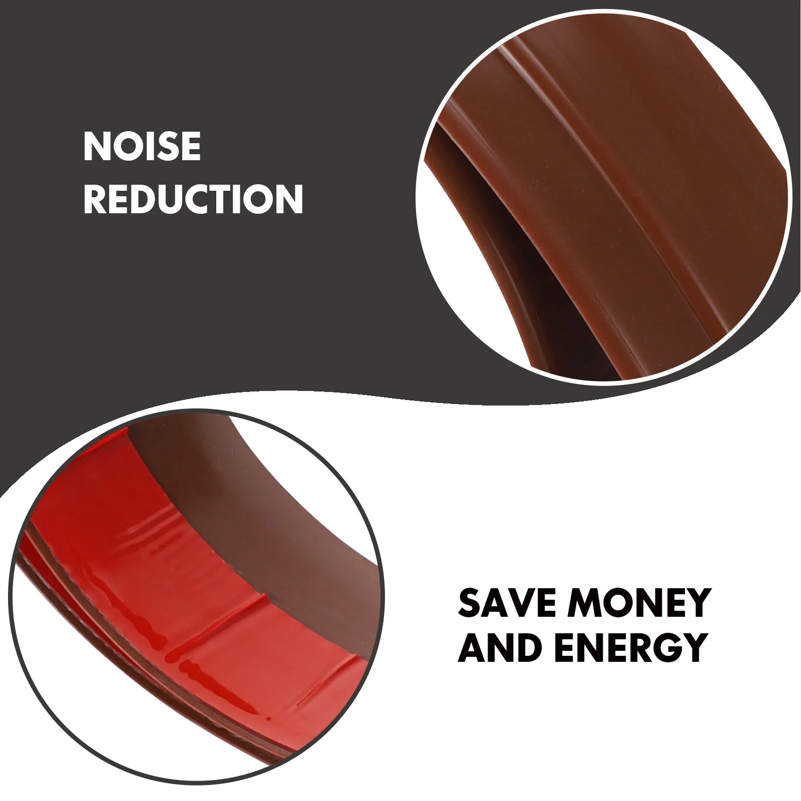 1Pcs Door Sealing Strip Door Bottom Sealer Super Adhesive Windproof Soundproof Thermal Insulation Draft Stopper for Home Warmth
