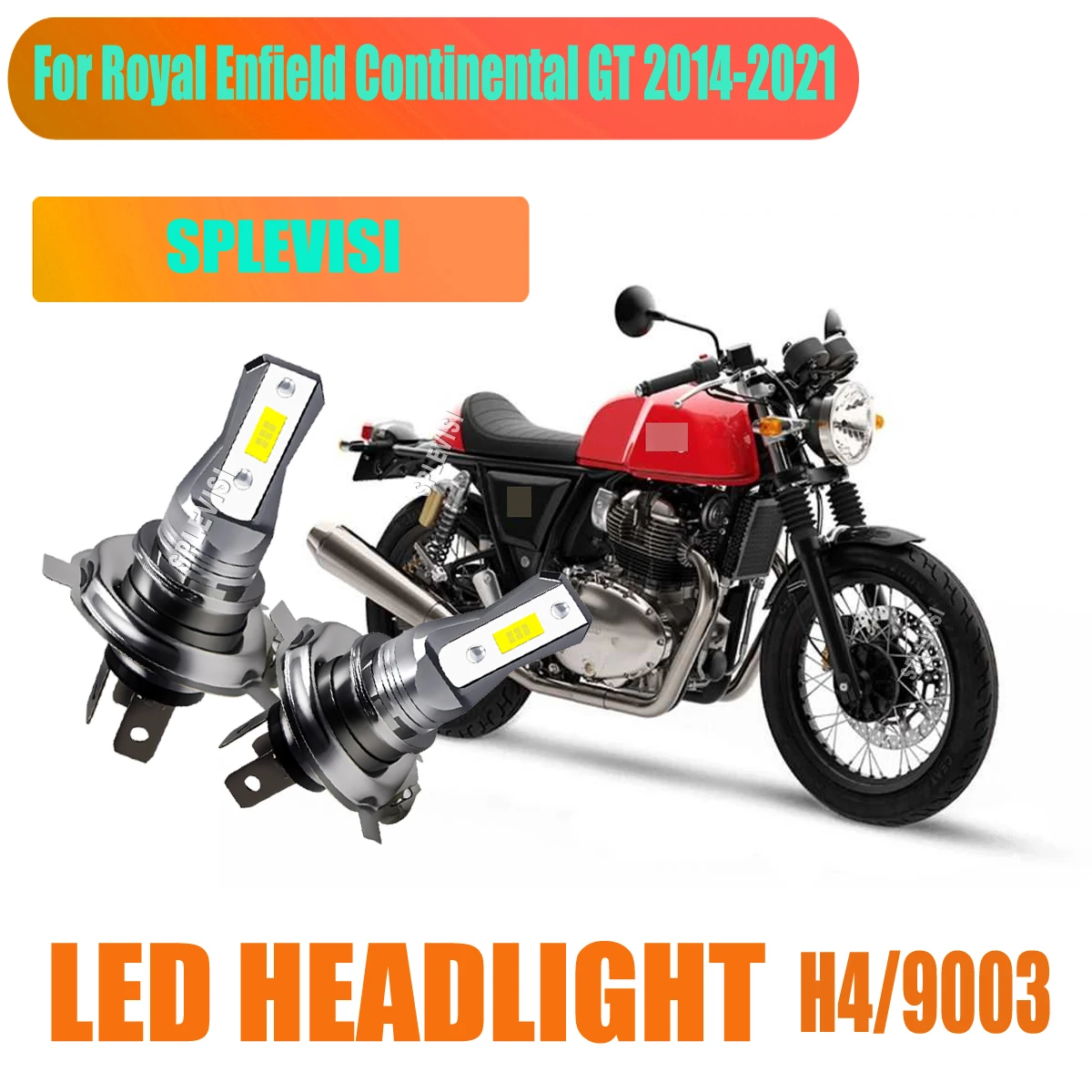 

Weatherproof LED H4 9003 White Headlights for All Seasons For Royal Enfield Continental GT 2014 2015 2016 2017 2018 2019-2021